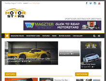 Tablet Screenshot of motor-stars.com